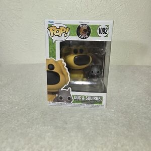 Funko Pop Dug & Squirrel Vinyl Figures
